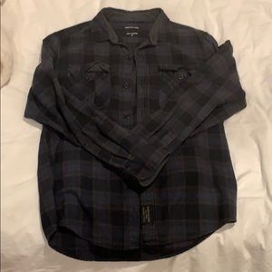 Plaid button down